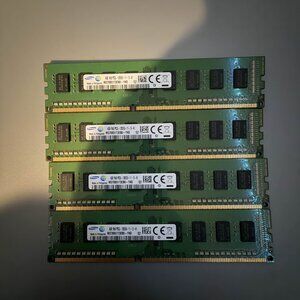 16GB (4x4GB) Samsung DDR3 Ram **Untested**